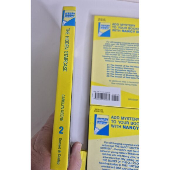 Lot Of 8 Nancy Drew Books Mystery Flashlight Hard Cover Series 2 Thru 9 - Picture 6 of 8